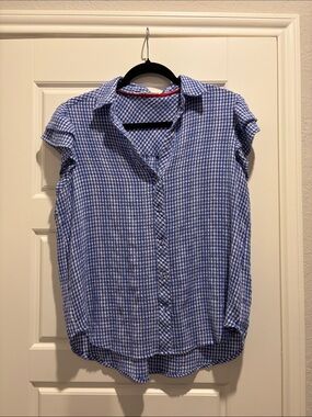 Jane + Delancey Cap-Sleeve Button-Front Women's Top